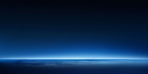 view from space, dark blue gradient