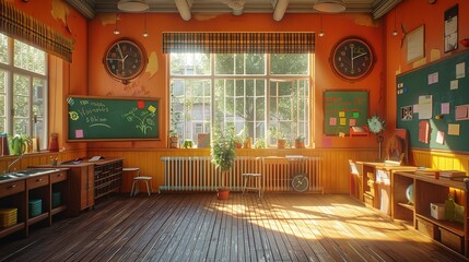 Education Preparation Teacher Getting Ready for New School