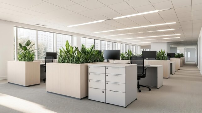 Office rental with an open floor plan, office rental location, customizable space in a central location