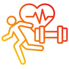 Fitness And Sports Icon