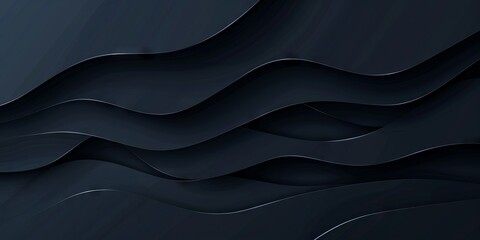 Obraz premium Modern abstract gradient dark navy blue banner background