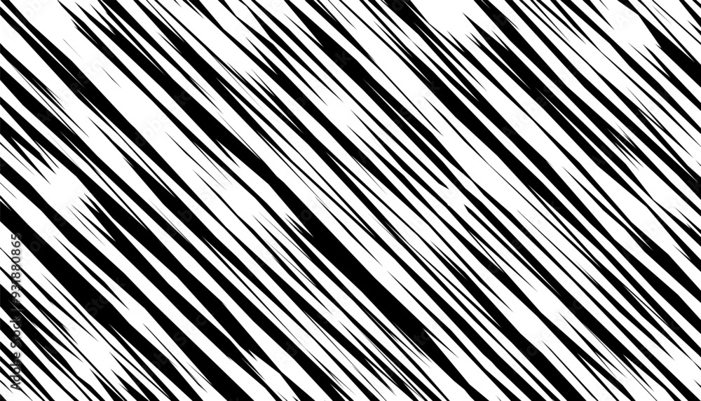 Poster black and white diagonal grunge pattern. sharp safari pattern for background and design element. vec