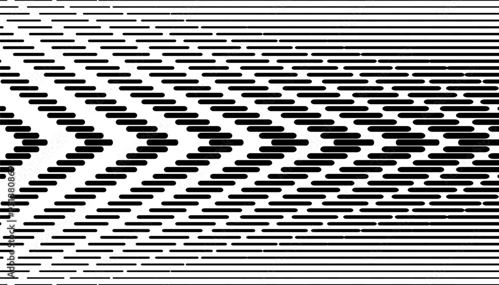 Poster black and white sharp arrows transition pattern. modern technology background. fully editable vector