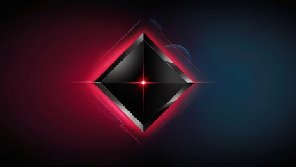 "Polygonal Radiance: A Futuristic Tech Vision"