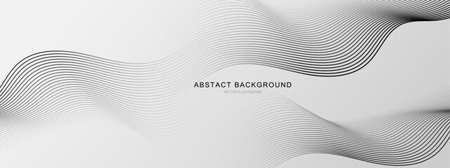 Abstract white background with stripe lines shape. technology and digital template vector illustration.