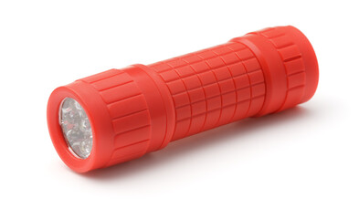 Red pocket led flashlight