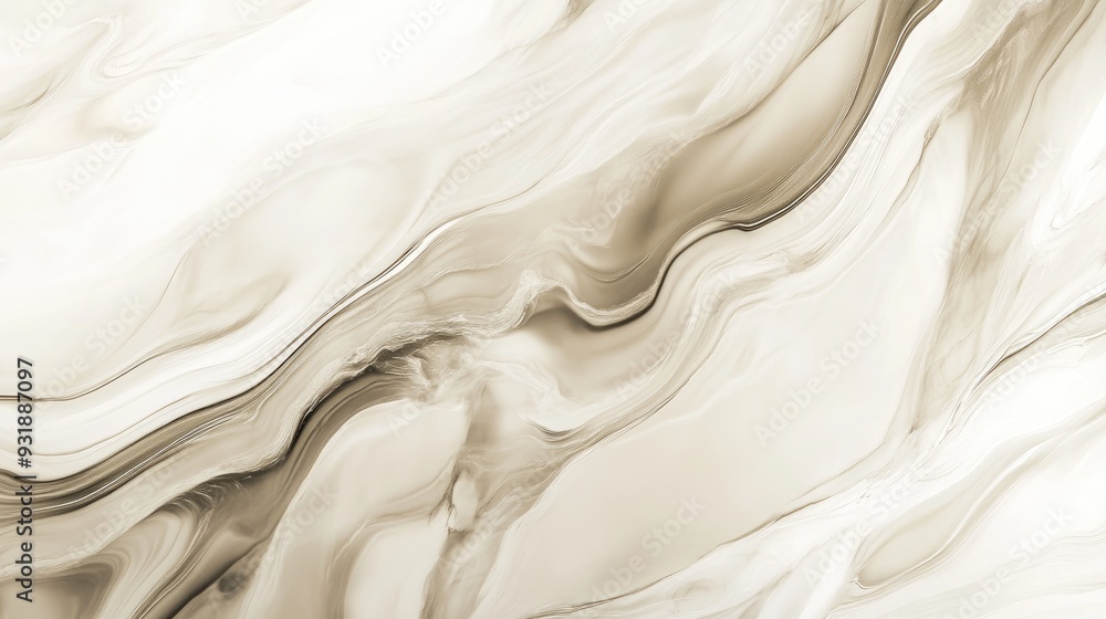 Poster smooth marble surface with abstract, one-color texture, ideal for a clean and modern design backdrop