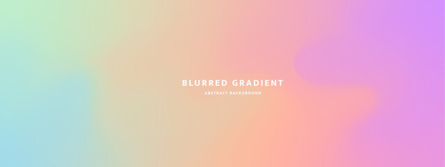 Abstract blurred gradient background vector	