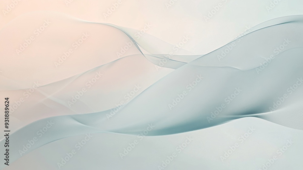 Poster detailed shot of a minimalist abstract background with soft, muted colors and gentle gradients, evok