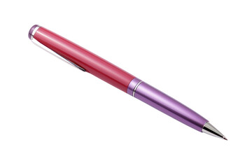 gel pen with vibrant, opaque ink, isolated on white background