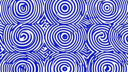 White Shapes, Circles, Bars, Spiral on Purple Background, Abstract Image, Texture, Pattern, Wallpaper, Smartphone Cover and Screen, Cell Phone, Computer, Laptop, 9:16 and 16:9 Format