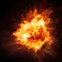 Explosive Eruption of Fiery Energy Unleashing the Power of the Universe