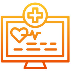 Obraz premium Monitor Icon