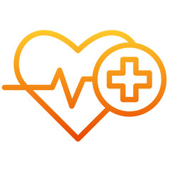 Obraz premium Heart Rate Icon