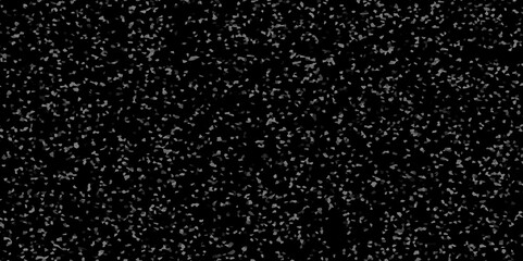 Abstract Chaotic black star bokeh on and isolated black background. starry sky. black spots on white background, black drops and spots.