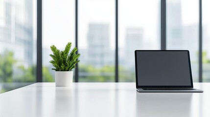 Clear glass windows in a contemporary office, clear glass windows, fostering a bright and productive environment