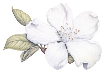 PNG White jusmine flower sketch blossom drawing.