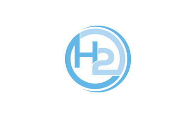 H2o logo, H20 Water Bubble Abstract Logo water wave logo vector, aqua logo, 