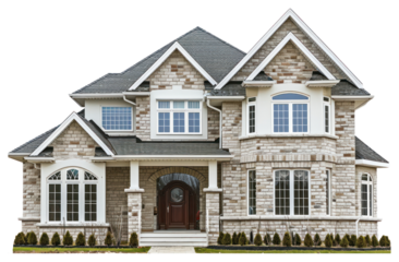 PNG  American masonry construction house architecture building white background.