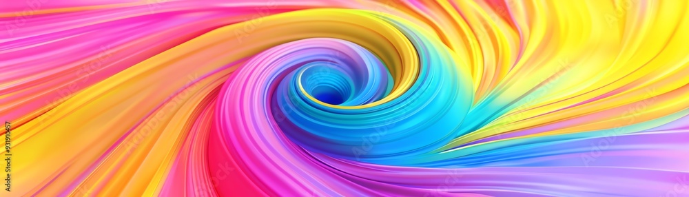 Poster abstract swirl of vibrant colors, creating a dynamic and colorful background.