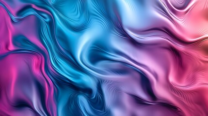 Obraz premium Swirling Metallic Fluid Abstract Background with Futuristic Vibes