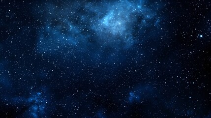 Naklejka premium Captivating Starry Night Sky with Twinkling Stars and Ethereal Gradient