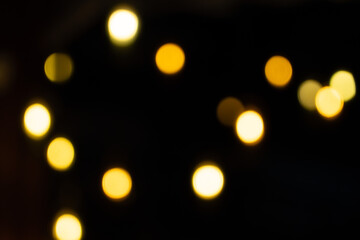 Dreamy Bokeh Lights Creating a Magical Atmosphere