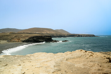 Ajuy Playa de arena negra Fuerteventura Islas Canarias