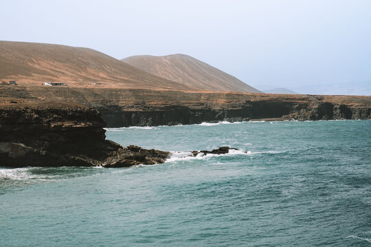 Ajuy Playa de arena negra Fuerteventura Islas Canarias