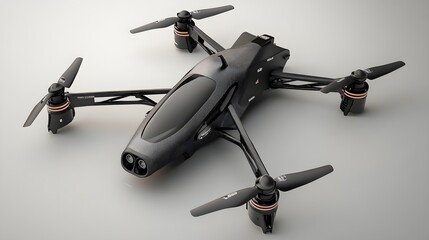 23. **A detailed 3D model of a high-speed racing drone