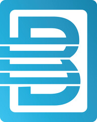 Letter B logo design. B logo vectors. Creative B logo design. Simple B icon vectors. Alphabet icon royalty free download