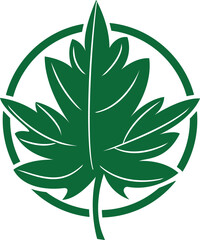 Leaf logo design. Green leaf logo design. Farm logo design. Agricultural logo design. Gardening logo design. Food logo design. Natural food logo design. Halal food, Organic food logo design.