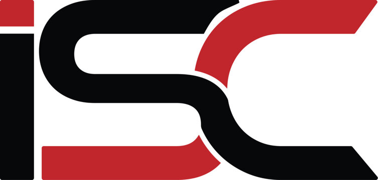 ISC logo design. IS or SC logo design. Creative CS or SI logo vectors. Simple, abstract, alphabet ISC or SCI logo design. Letters I S C logo design