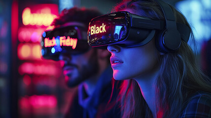 Sales discounts season black friday digital retail, people doing shopping using internet