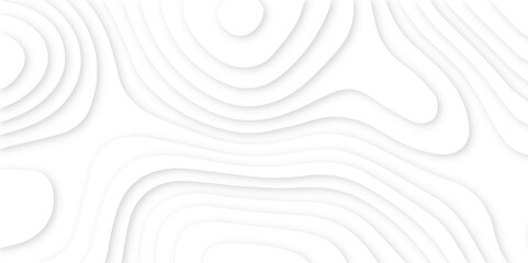 Abstract White paper cut background with lines.3d realistic papercut decoration textured with wavy layers. modern wallpaper texture and 3d realistic design use for banner flyers, posters.	