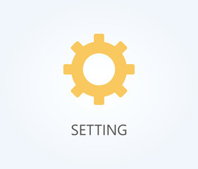  Setting Vector, Icon Or Logo Sign Symbol Illustration 