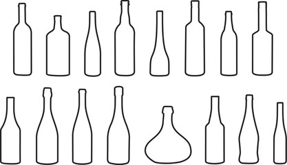 ASSORTIMENT DE BOUTEILLES.eps