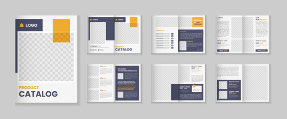 Catalog design or 12 pages product catalogue template design