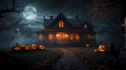 Creepy Halloween House