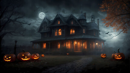 Creepy Halloween House