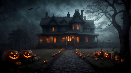 Creepy Halloween House