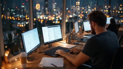 Cityscape and Office Harmony