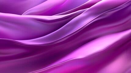 Fototapeta premium Abstract Purple Wavy Texture, Elegant Curved Pattern, Silk Satin Aesthetic, Detailed Artistic Design