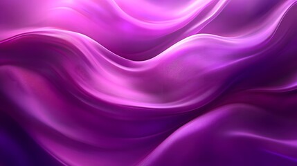 Obraz premium Abstract Purple Wavy Texture, Elegant Curved Pattern, Silk Satin Aesthetic, Detailed Artistic Design