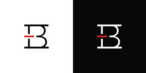 Modern and unique EB logo design