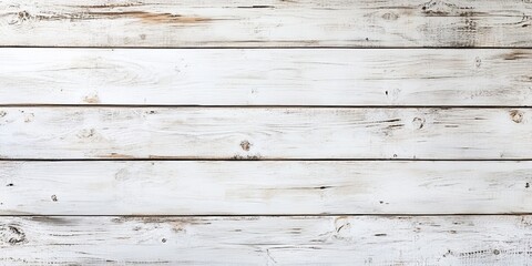 Obraz premium White Washed Wood Texture Background , top view shot high quality Detail of a white wooden wall with a linear relief texture, White Wood Background .shabby chic background of shabby wooden planks.
