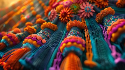 Symbolic and colorful depiction of Hispanic Heritage Month