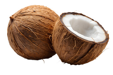 coconut isolated on transparent background png