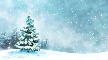 Obraz premium Christmas event special images with a Christmas tree and Santa Claus.