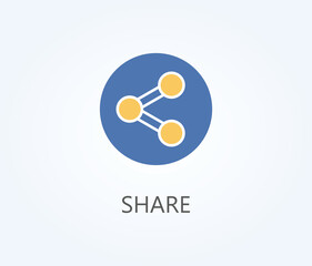  Share Vector, Icon Or Logo Sign Symbol Illustration 